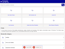 Tablet Screenshot of exemplarchemical.com